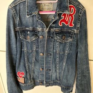 Ralph Lauren kids denim jacket sizes M (8-10)